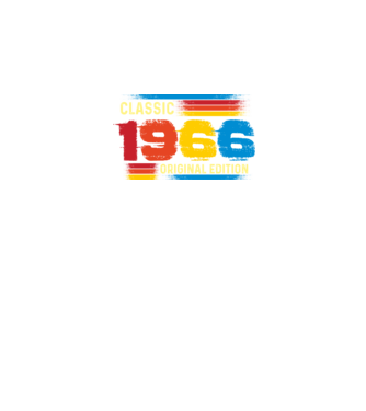 classic, original edition, retro, vintage évszám, születésnapi dátum, 1966 minta fekete pólón
