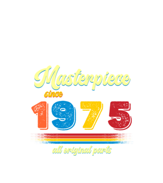 masterpiece all original parts since 1975, mesterdarab, etalon minta fekete pólón