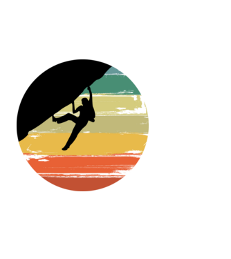 hegymászó, kaland, outdoor, climbing, szikla,sziklamászó, sport minta fekete pólón