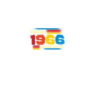 classic, original edition, retro, vintage évszám, születésnapi dátum, 1966 minta fekete pólón