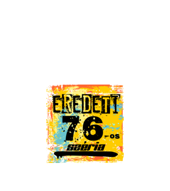 eredeti széria grunge graffiti 76-os. 76 éves minta fekete pólón