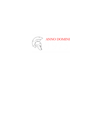 ANNO DOMINI, SZÜLETÉSNAPI ÉVSZÁM, GLADIÁTOR 1975 minta fekete pólón