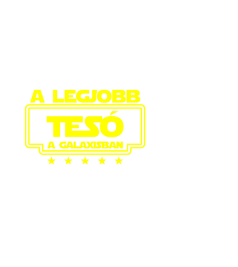 a legjobb tesó a galaxisban minta fekete pólón