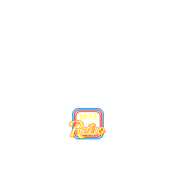 retro születésnapi felirat dátummal 1973 minta fehér/piros pólón