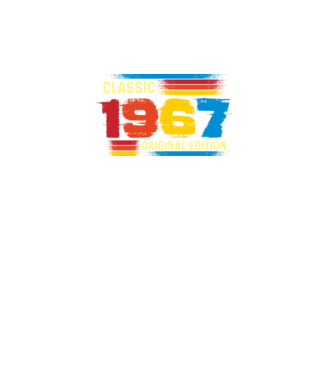 classic, original edition, retro, vintage évszám, születésnapi dátum, 1967 minta fekete pólón