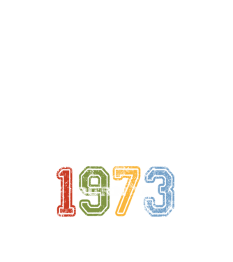 born in 1973 születésnapi felirat minta sötétkék pólón