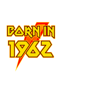 heavy metal born in 1962 minta fekete pólón