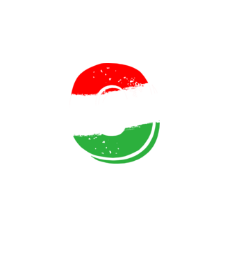 magyar trikolor, piros fehér zöld szám 0 minta fekete pólón