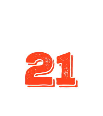 EGY QRVA SZÓT SEM, MÉG SZOKNOM KELL, 21 ÉVES SZÜLETÉSNAPRA minta fehér pólón