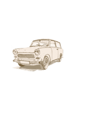 trabant kombi minta piros pólón
