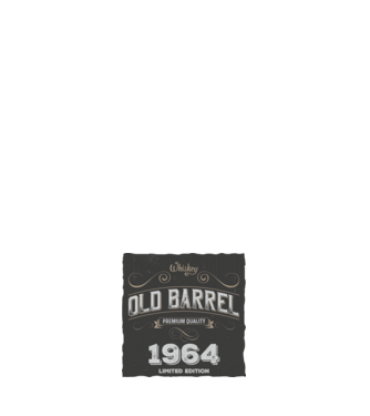 Whiskey, old barrel, 1964, premium quality, limited edition minta világos rózsaszín pólón