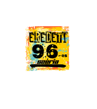 eredeti széria grunge graffiti 96-os, 1996 minta fekete pólón