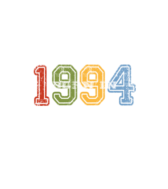 born in 1994 születésnapi felirat minta homokszín pólón