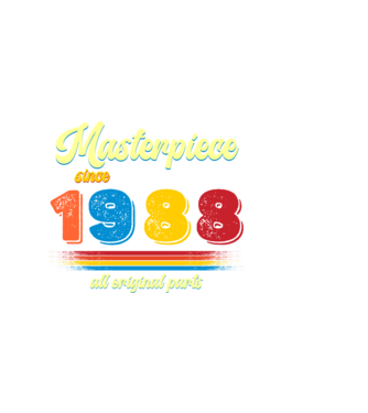 masterpiece all original parts since 1988, mesterdarab, etalon minta sötétkék pólón