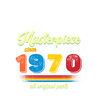 masterpiece all original parts since 1970, mesterdarab, etalon minta fehér pólón