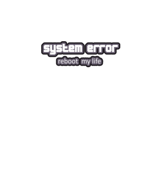 system errorr reboot minta fehér pólón