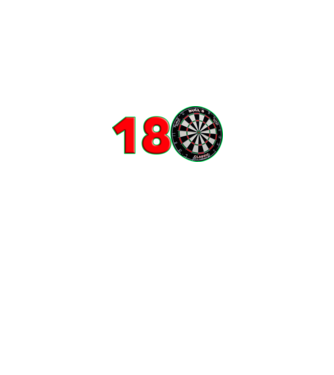 180DARTS minta fehér pólón