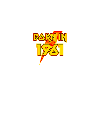 heavy metal born in 1961 minta királykék pólón