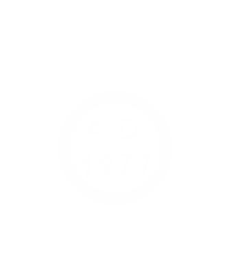 A.D. anno domini 1977 minta fekete pólón