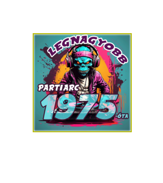 LEGNAGYOBB PARTIARC 1975 ÓTA minta homokszín pólón