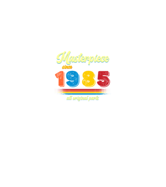 masterpiece all original parts since 1985, mesterdarab, etalon minta királykék pólón