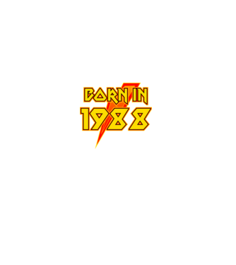 heavy metal born in 1988 minta farmerkék pólón