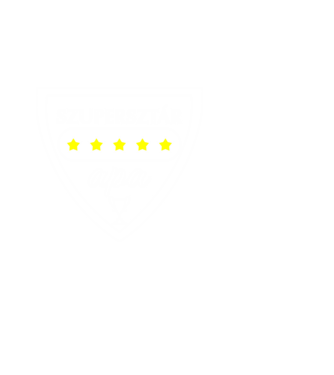 szupersztár apa minta fehér pólón