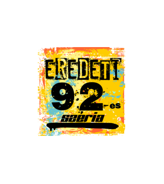 eredeti széria grunge graffiti 92-es, 1992 minta fehér pólón