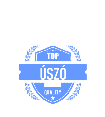 TOP QUALITY ÚSZÓ APUKA minta fekete pólón