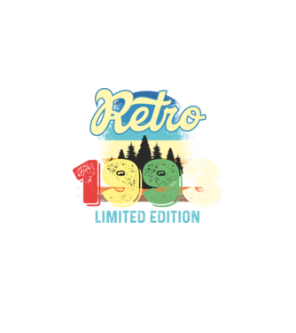 retro évszám, limited edition, 1993-ban születetteknek minta fekete pólón