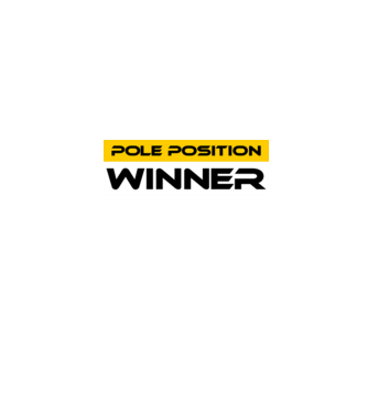 pole position winner minta fekete pólón