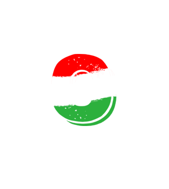 magyar trikolor, piros fehér zöld szám 0 minta fekete pólón