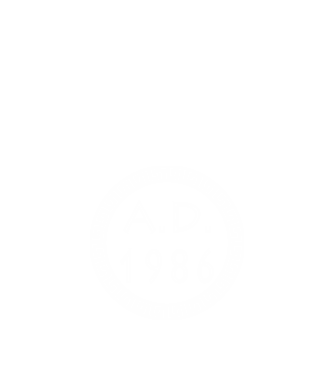 A.D. anno domini 1986 minta fekete pólón