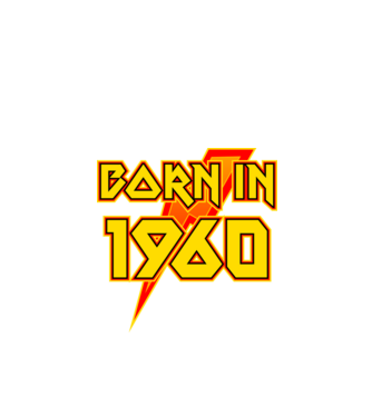 heavy metal born in 1960 minta fekete pólón
