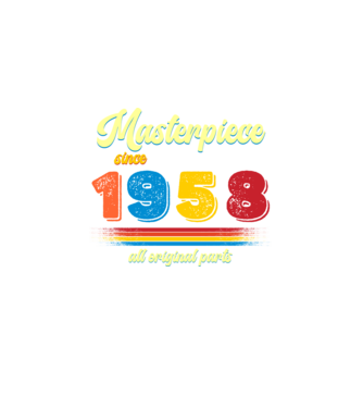 masterpiece all original parts since 1958, mesterdarab, etalon minta fekete pólón