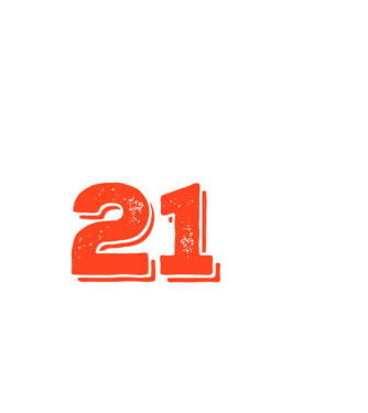 EGY QRVA SZÓT SEM, MÉG SZOKNOM KELL, 21 ÉVES SZÜLETÉSNAPRA minta sötétkék pólón