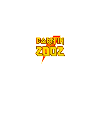 heavy metal born in 2002 minta farmerkék pólón