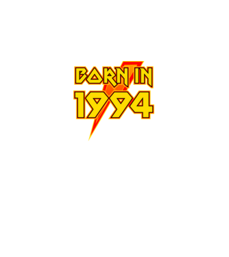 heavy metal born in 1994 minta fekete pólón