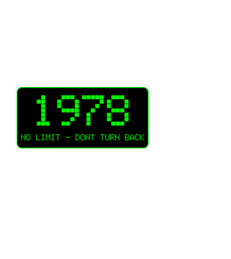 Highway sign, születésnap, szülinap, közlekedési tábla, no limit, 1978 minta fekete pólón
