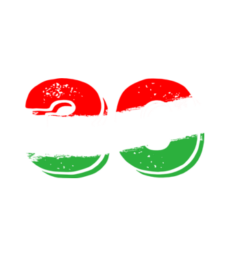 magyar trikolor, piro fehér zöld szám 30 minta fehér pólón