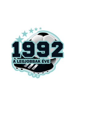 FOCISTÁS SZÜLINAP A LEGJOBBAK ÉVE 1992 minta világoskék pólón