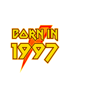 heavy metal born in 1997 minta fekete pólón