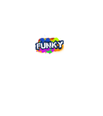 funky felirat graffiti festés minta fekete pólón