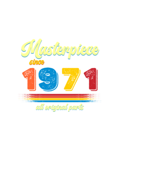 masterpiece all original parts since 1971, mesterdarab, etalon minta fehér pólón