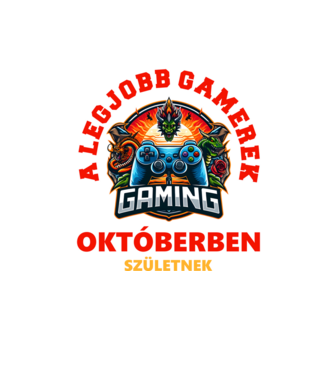 A LEGJOBB GAMEREK OKTÓBERBEN SZÜLETNEK minta homokszín pólón