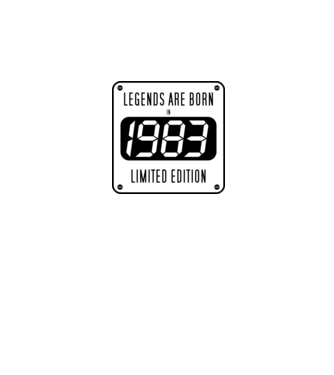 legends 1983 minta piros pólón