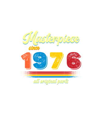 masterpiece all original parts since 1976, mesterdarab, etalon minta homokszín pólón