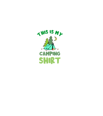 this is my camping shirt color minta világos rózsaszín pólón