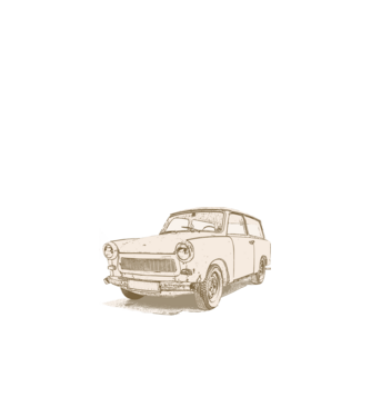 trabant kombi minta piros pólón