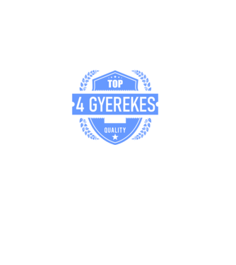 TOP QUALITY 4 GYEREKES APUKA minta fekete pólón